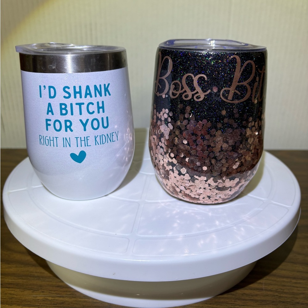 Wine cooler cups get 2 for 1 keep your wine chilled or give as a gift.